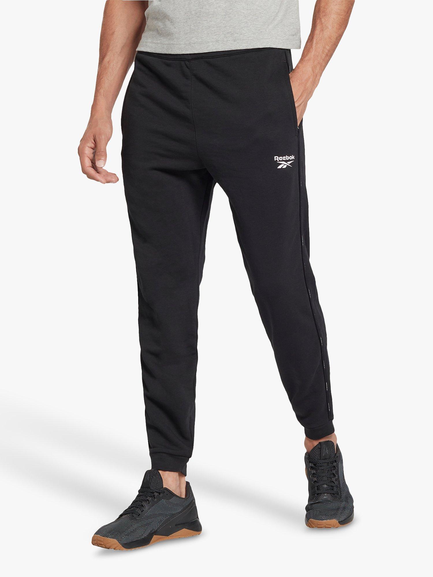 Reebok Workout Ready Piping Joggers, Black, S