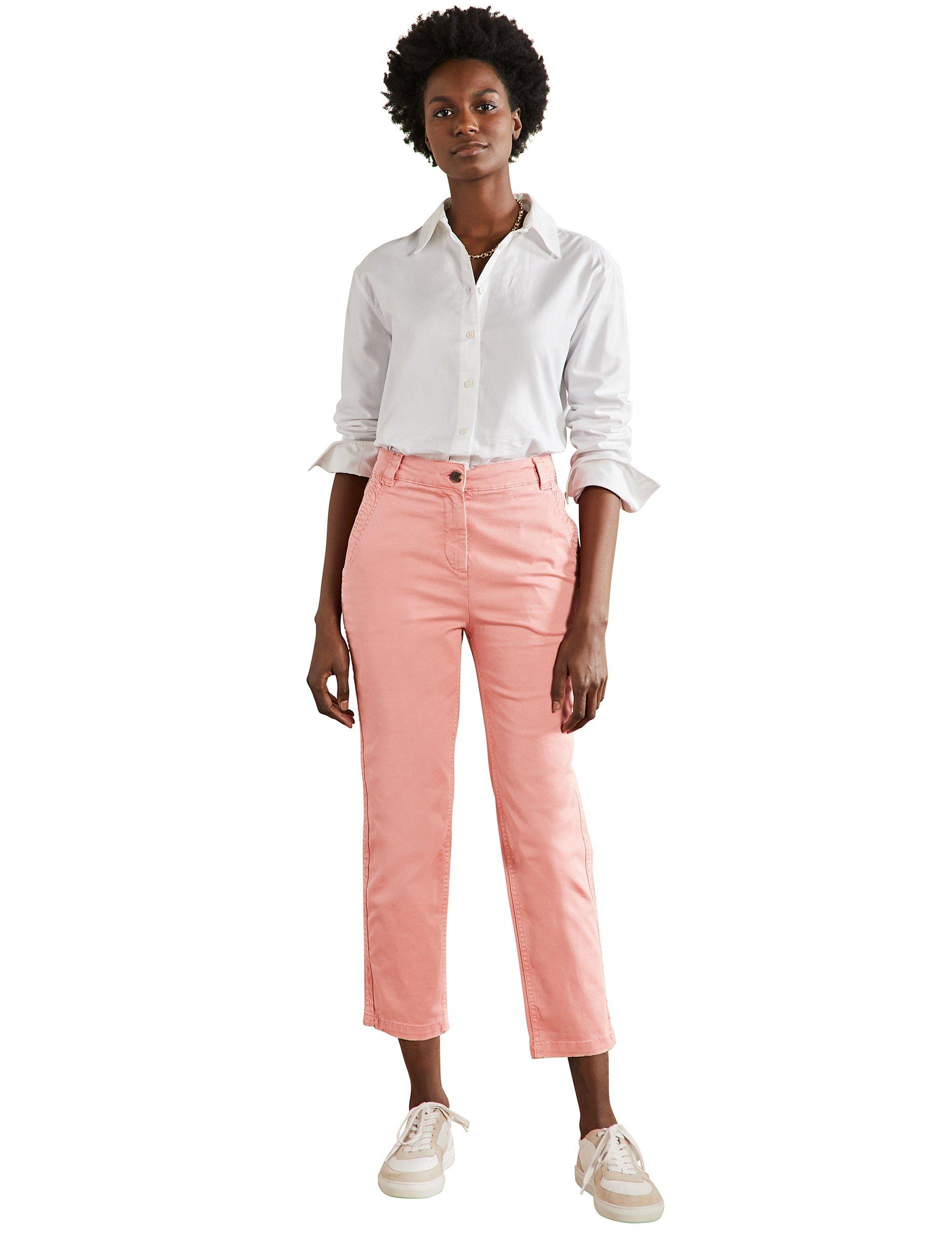 Boden Classic Chinos, Mauve Flower Pink
