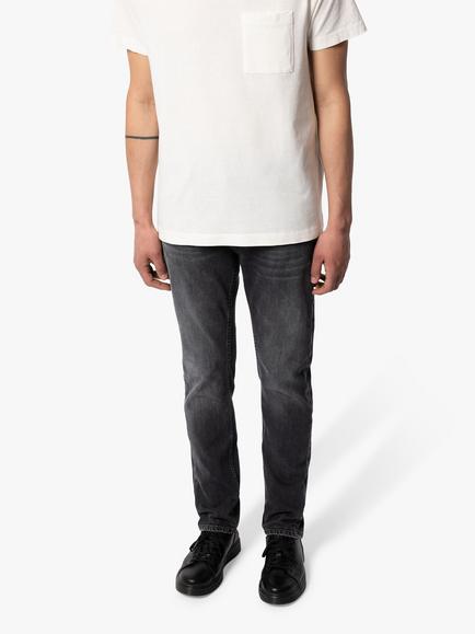 Nudie Jeans Slim Lean Dean Jeans - view 2, Black Eyes