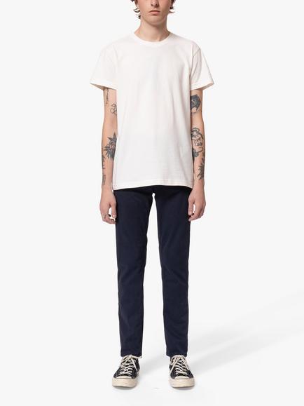 Nudie Jeans Easy Alvin Chino Trousers, Dark Midnight