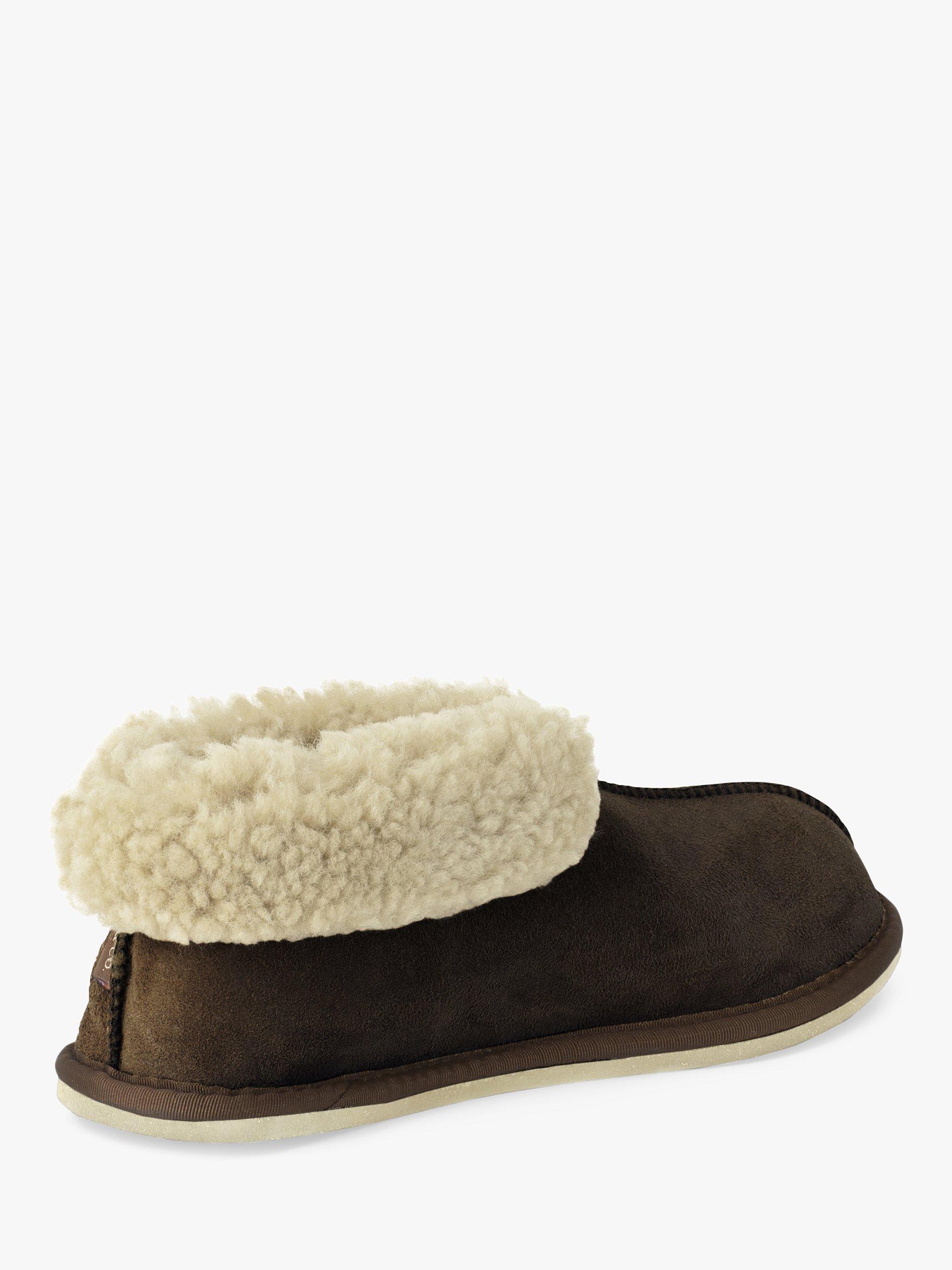 Celtic sheepskin slippers clearance