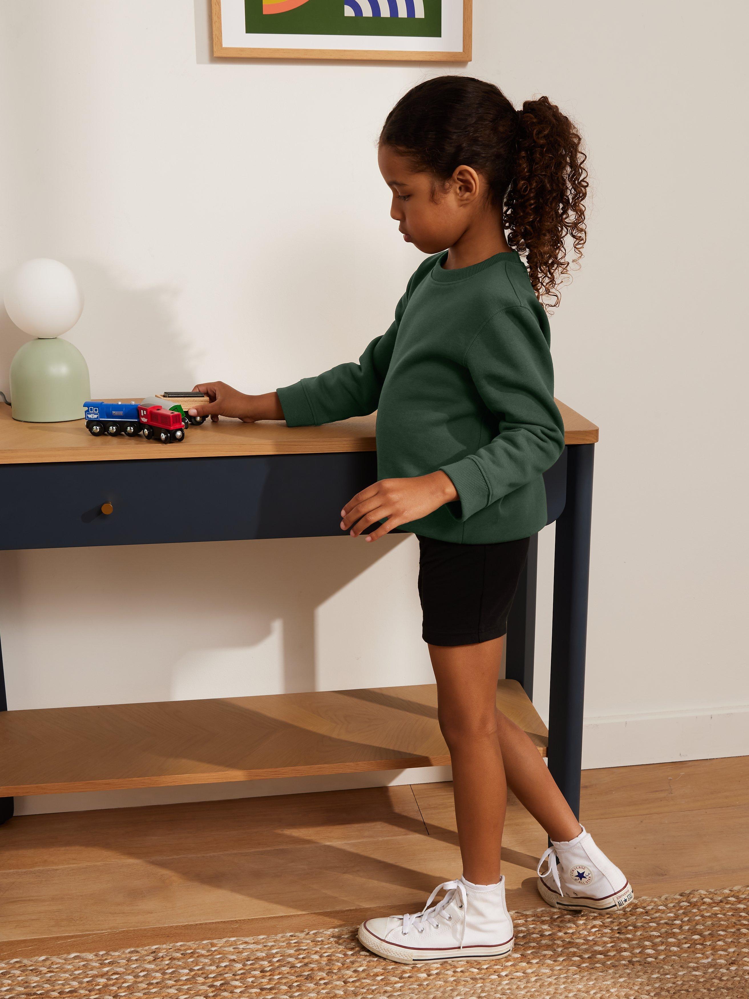 John Lewis ANYDAY School Cycle Shorts, Pack of 2, Black