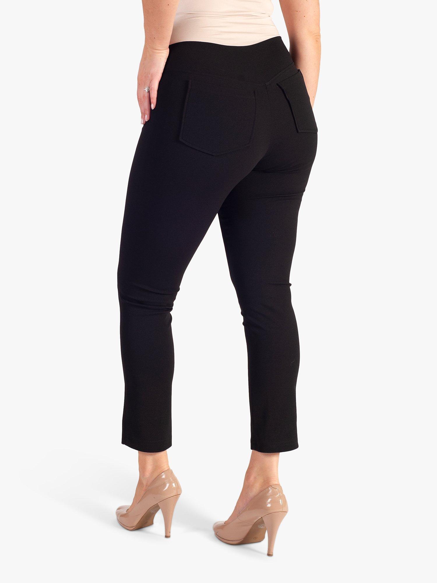 Product image 2 of 4, which shows chesca Pull On Trousers, Black, 14