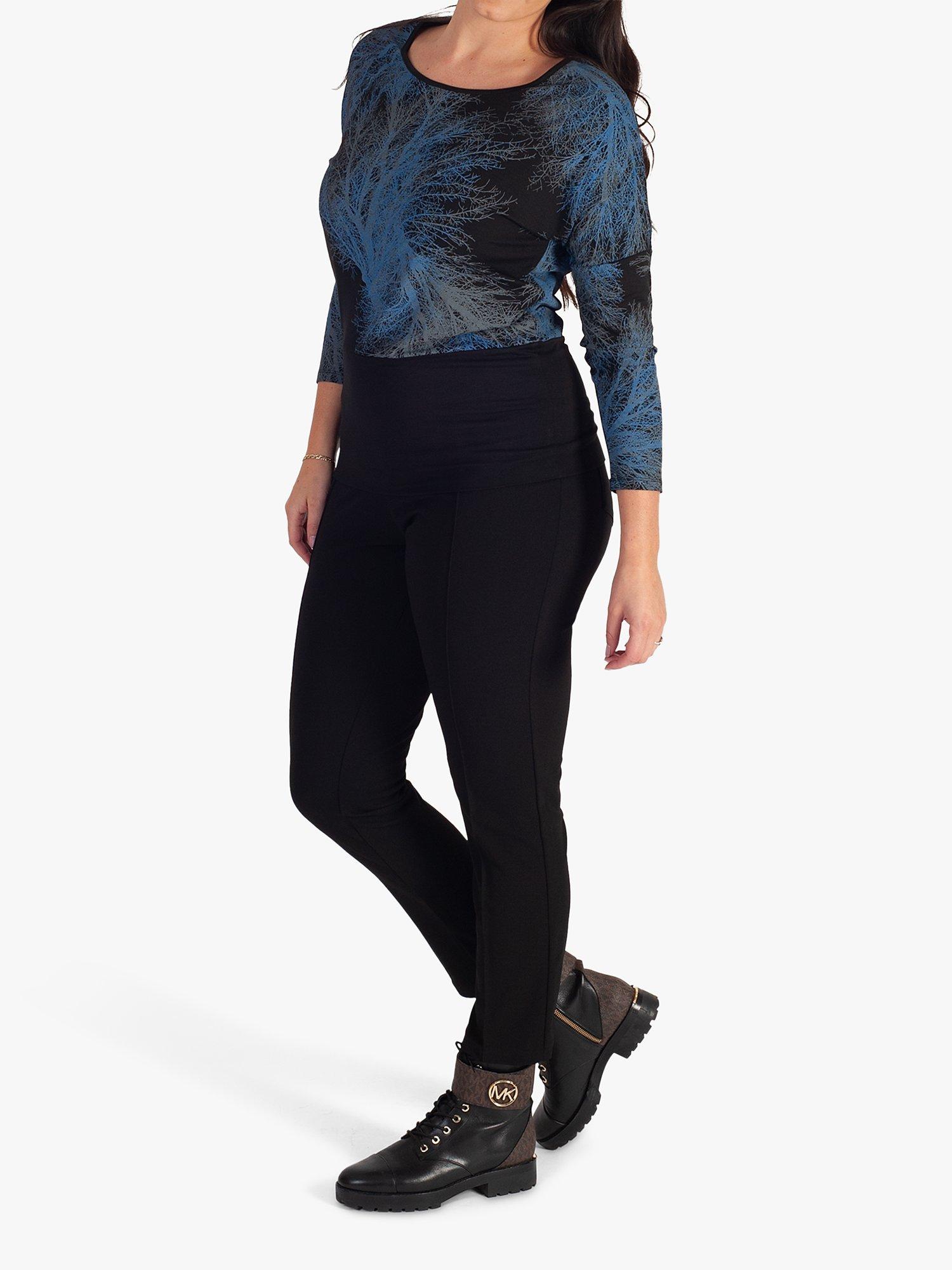 Product image 4 of 4, which shows chesca Pull On Trousers, Black, 14