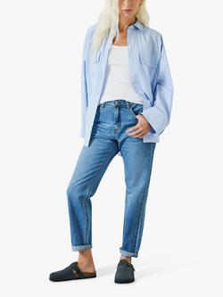 HUSH Boyfriend Straight Fit Jeans - view 2, Mid Authentic Blue