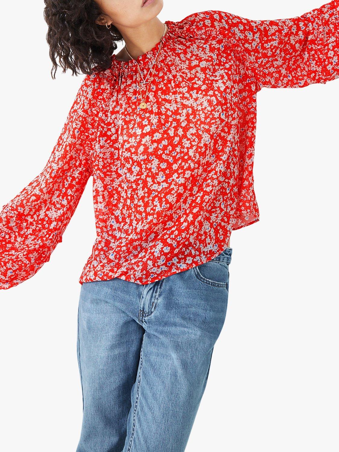 HUSH Violette Floral Print Blouse