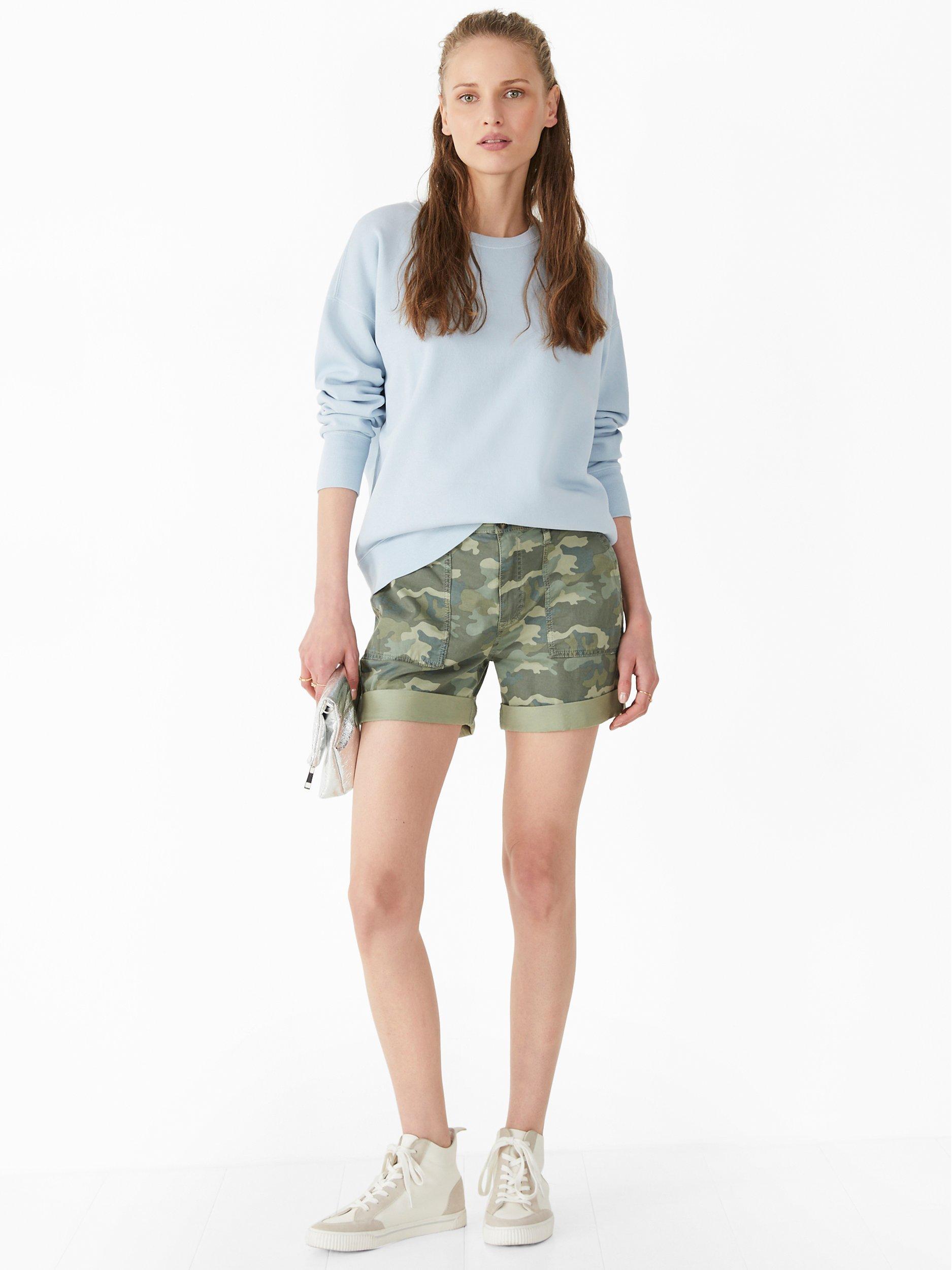 HUSH Rae Washed Relaxed Fit Organic Cotton Sweatshirt