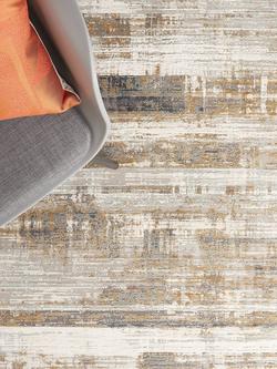 John Lewis Alora Rug - view 2, Gold/Silver