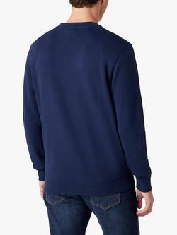 Wrangler Logo Crew Sweatshirt - view 2, Navy