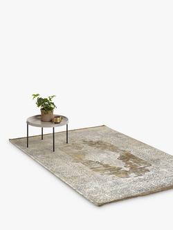 Gooch Luxury Distressed Medallion Rug - view 2, Bronze