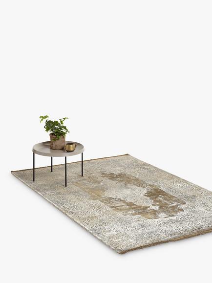 Gooch Luxury Distressed Medallion Rug - view 2, Bronze