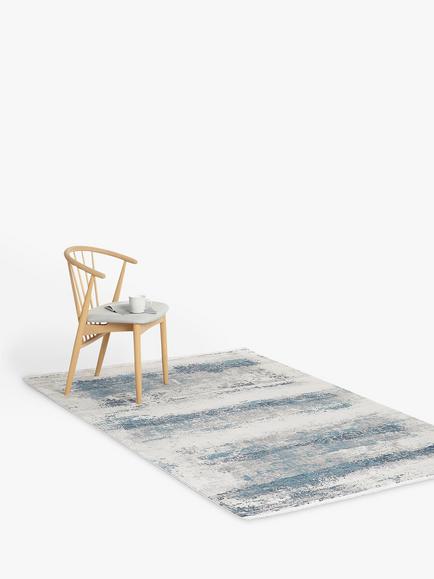 Gooch Luxury Distressed Ombre Rug - view 2, Blue