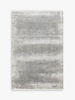 Gooch Luxury Distressed Ombre Rug, Grey