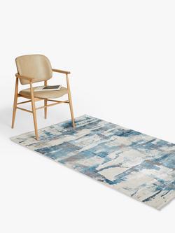John Lewis Shiomi Rug, Blue - view 2, Blue