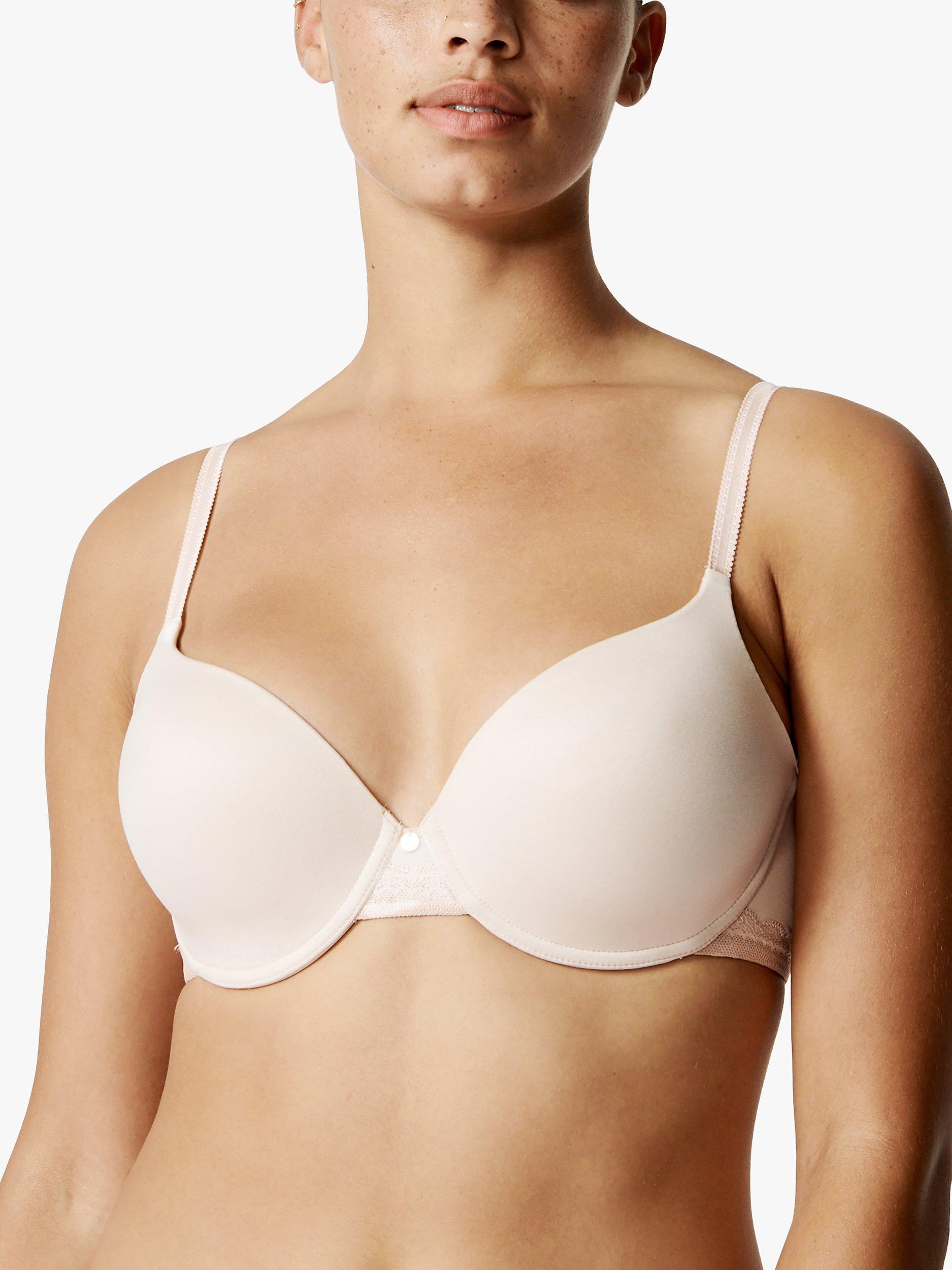 Chantelle Lace Comfort Flex T-Shirt Bra, Dusky Pink