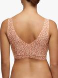Chantelle Soft Stretch Leopard Print Padded Crop Bra