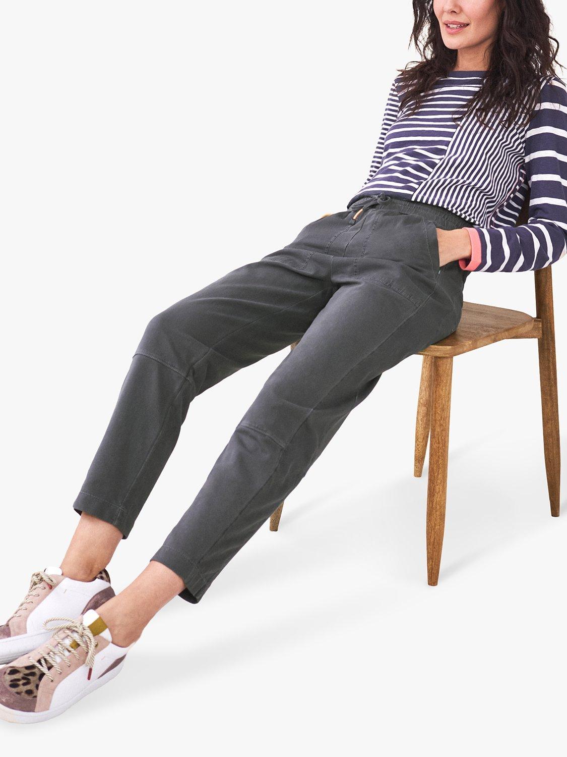 Product image 4 of 6, which shows White Stuff Ava Jersey Joggers, Dark Grey, 8
