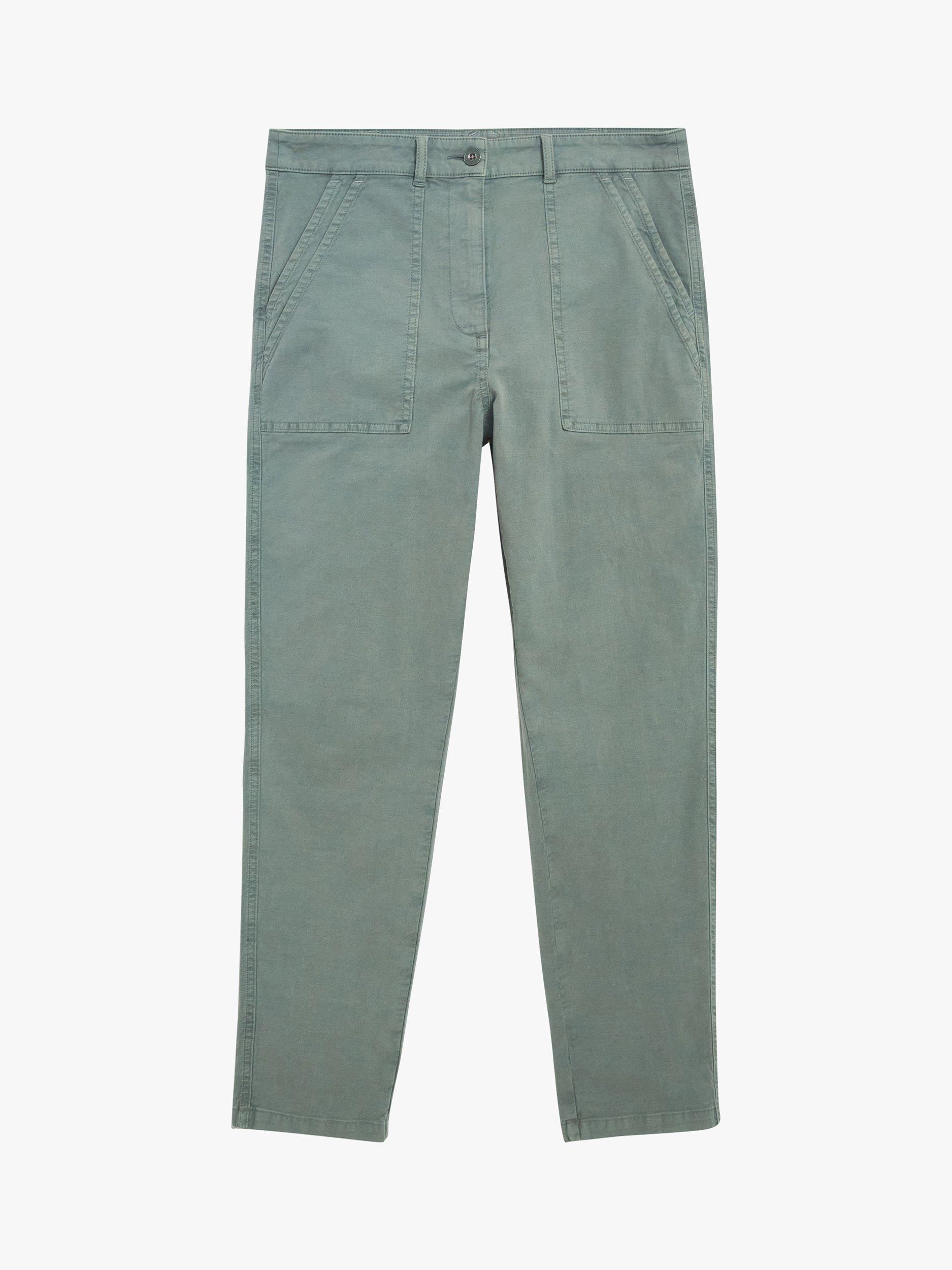 White Stuff Twister Chinos, Mid Green