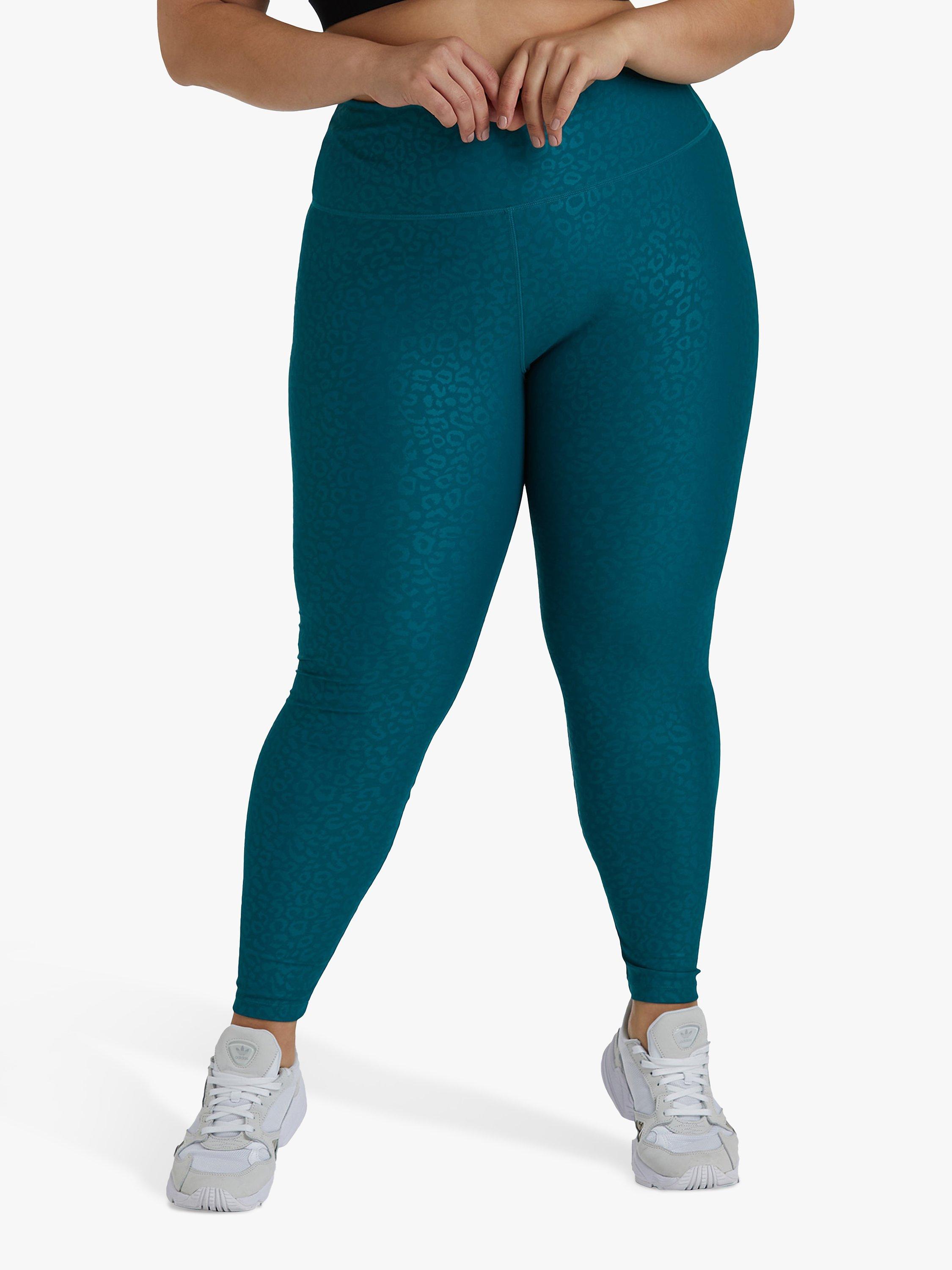 Wolf Whistle Curve Wet Look Leggings Teal