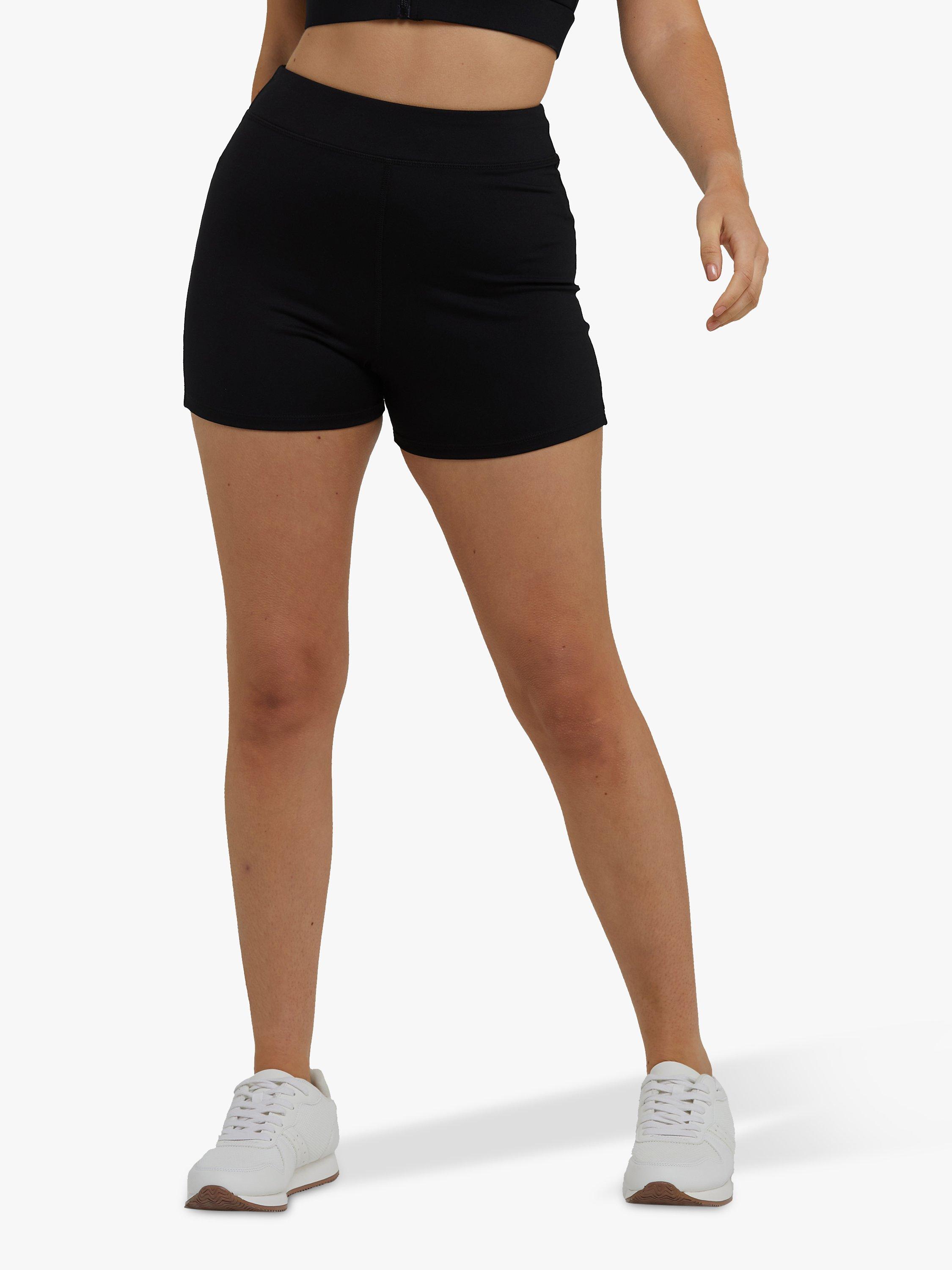 Wolf & Whistle Plain Sports Shorts, Black, 10