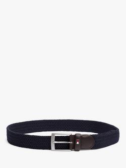 Tommy Hilfiger Adan Textured Belt, Navy, Navy