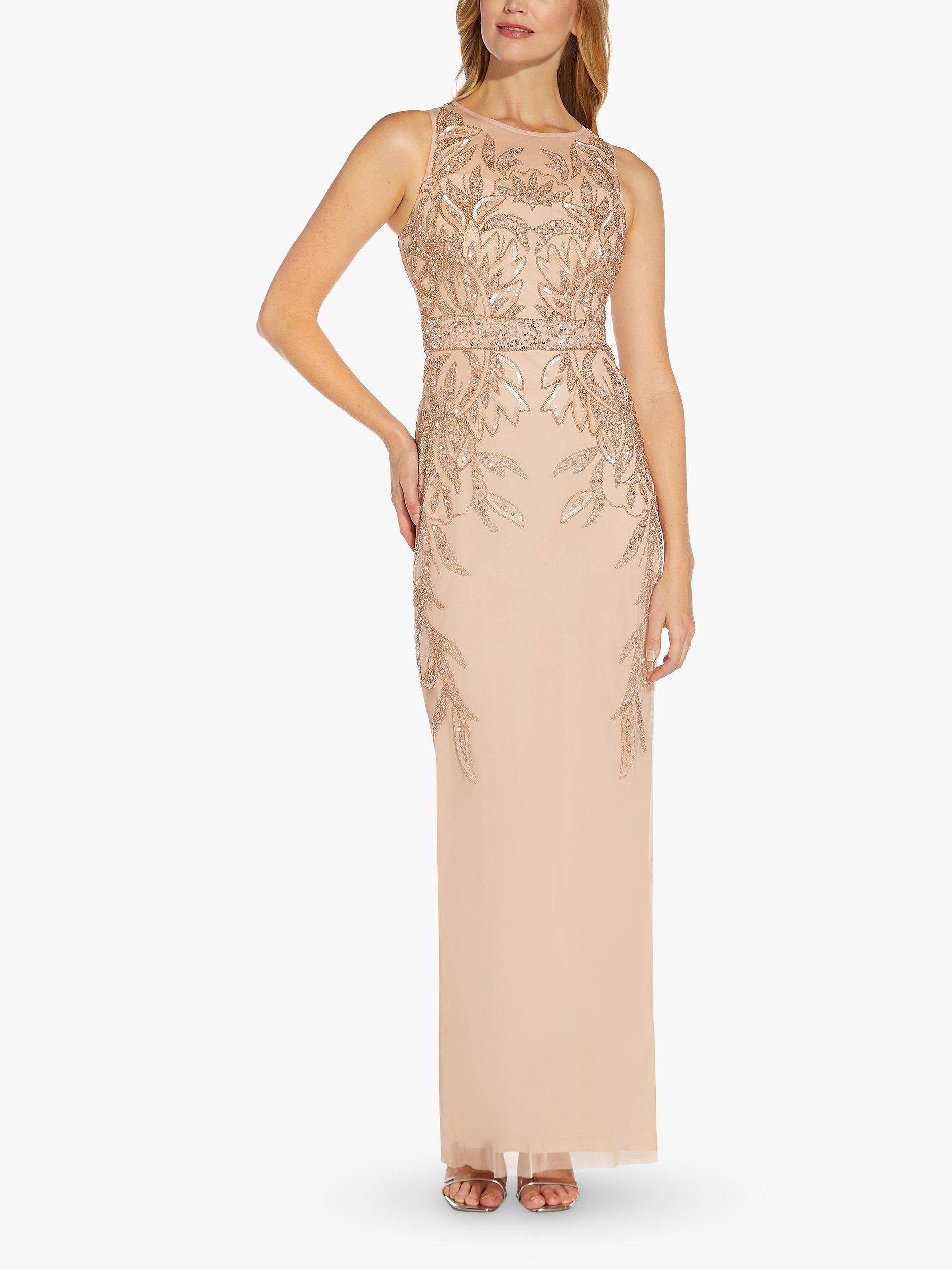 Adrianna Papell Papell Studio Beaded Column Dress