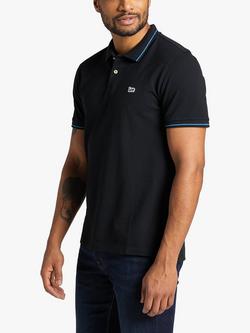 Lee Short Sleeve Polo Top, Black