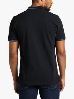 Lee Short Sleeve Polo Top - view 2, Black