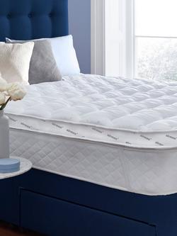 Silentnight Airmax 800 8cm Mattress Topper, White