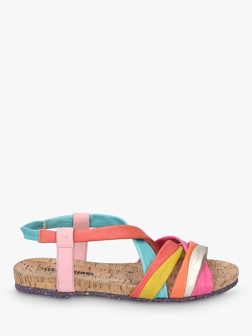 Josef Seibel Henriette 03 Leather Slingback Sandals, Multi