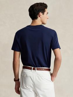 Polo Ralph Lauren Pima Cotton Crew Neck T-Shirt - view 2, French Navy