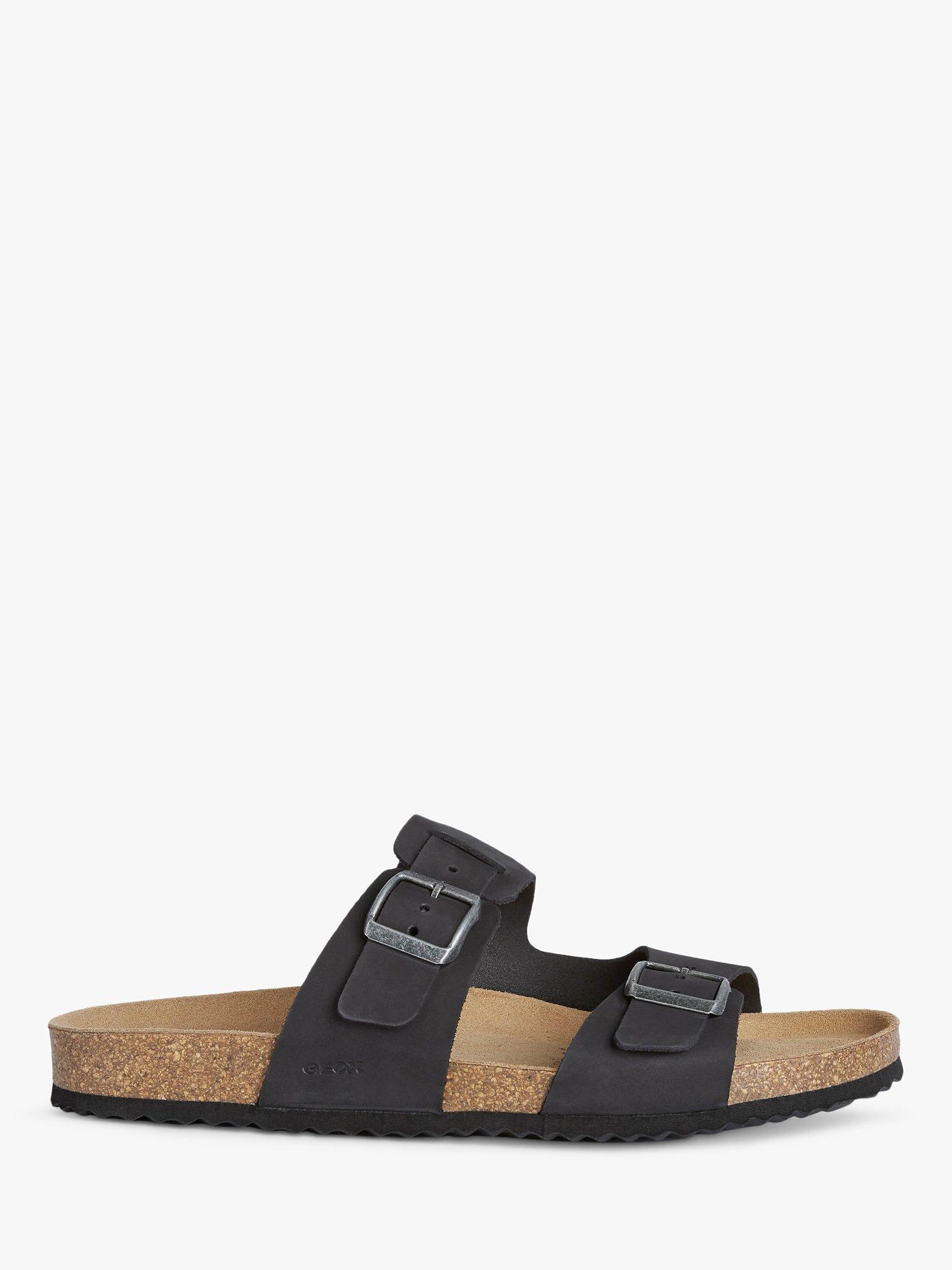 Geox Ghita Leather Footbed Sandals
