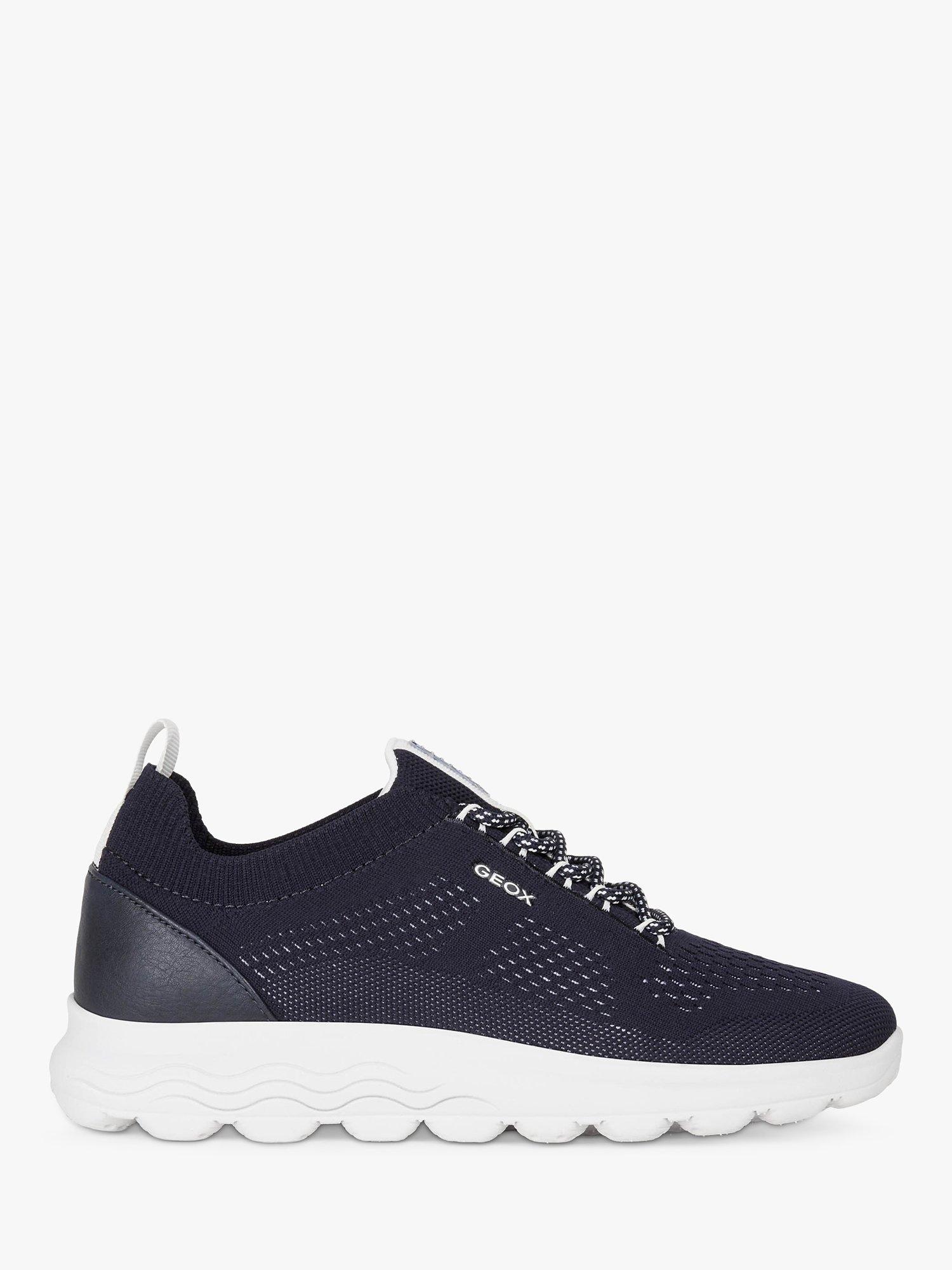 Product image 1 of 7, which shows Geox Spherica Wide Fit Trainers, Navy, 7