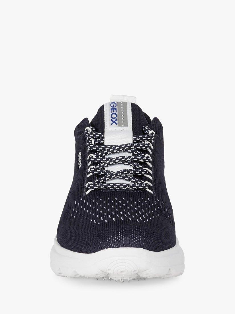 Product image 3 of 7, which shows Geox Spherica Wide Fit Trainers, Navy, 7