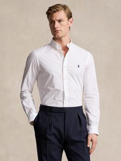 Polo Ralph Lauren Poplin Slim Shirt, White, White