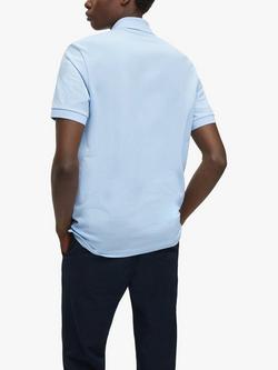 BOSS Pallas Regular Fit Polo Shirt - view 2, Light/Pastel Blue