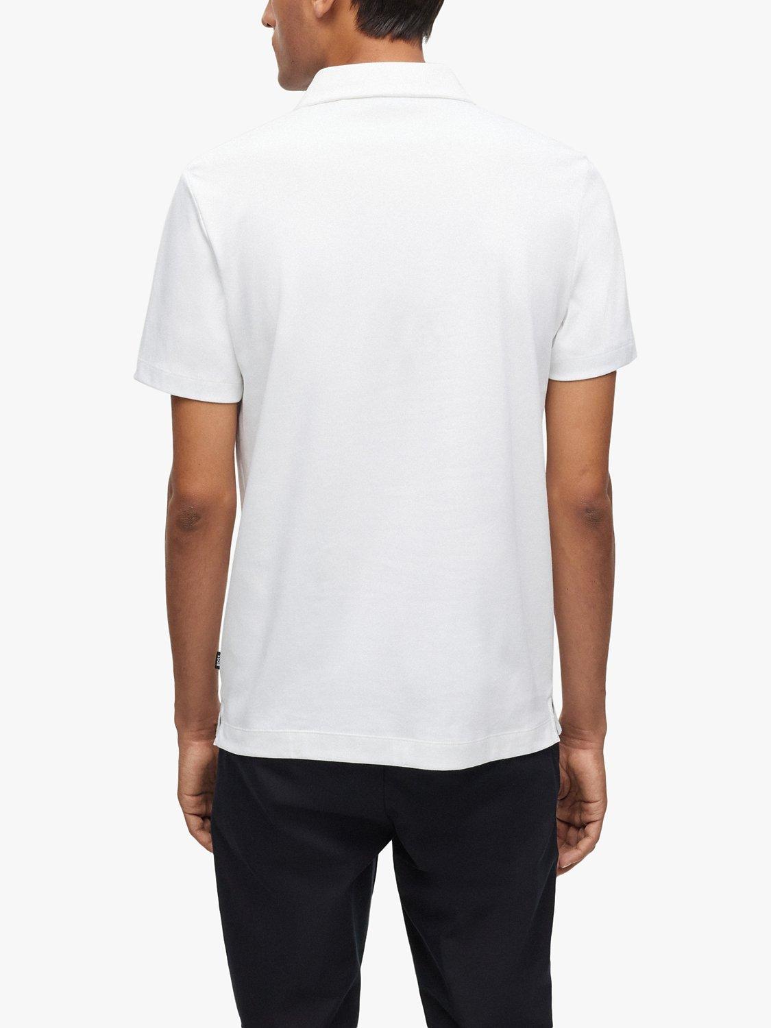 Product image 2 of 4, which shows BOSS Palosh 30 Slim Fit Polo Shirt, White, M