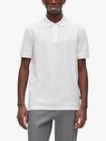 BOSS Pallas Regular Fit Polo Shirt, White