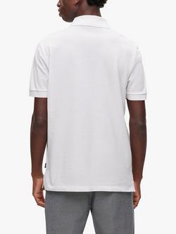 BOSS Pallas Regular Fit Polo Shirt - view 2, White