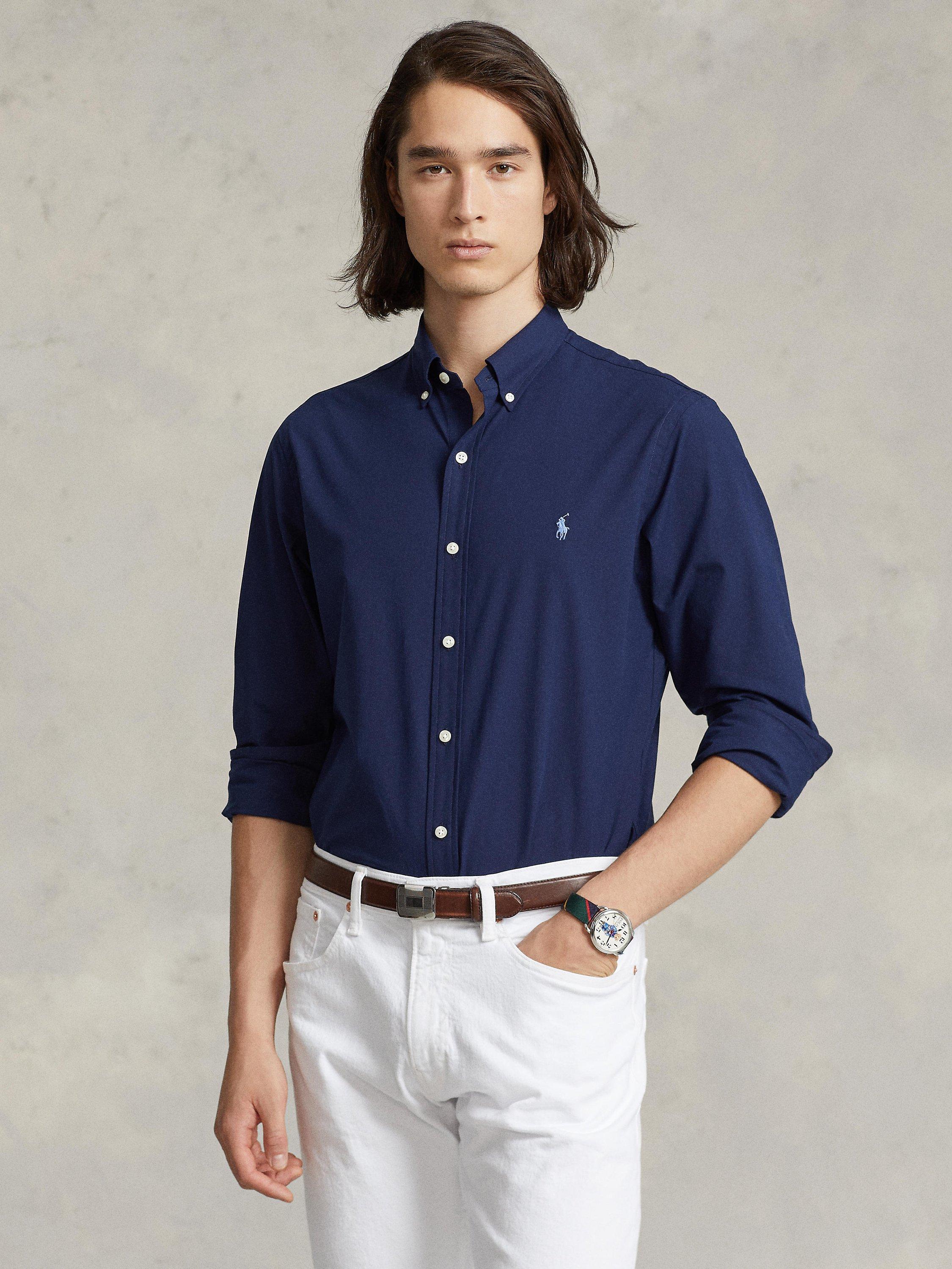 Polo ralph lauren slim fit poplin shirt on sale