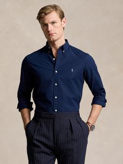 Polo Ralph Lauren Slim Fit Stretch Poplin Shirt, Navy