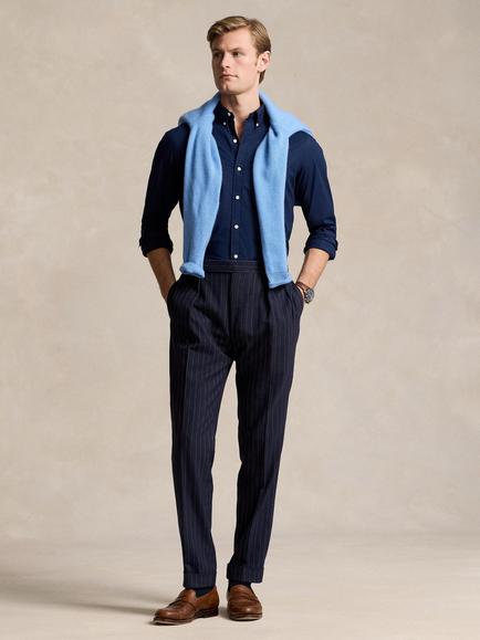 Polo Ralph Lauren Slim Fit Stretch Poplin Shirt - view 2, Navy