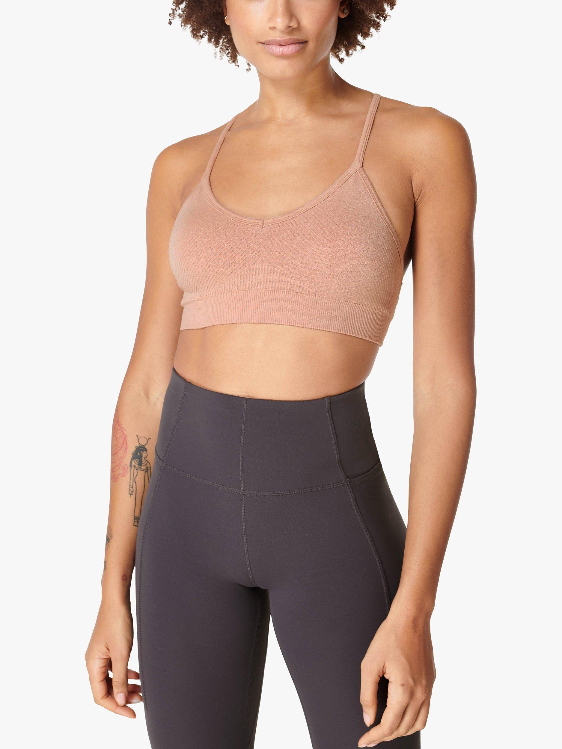 Sweaty Betty Mindful Yoga Bra, Ash Pink, L
