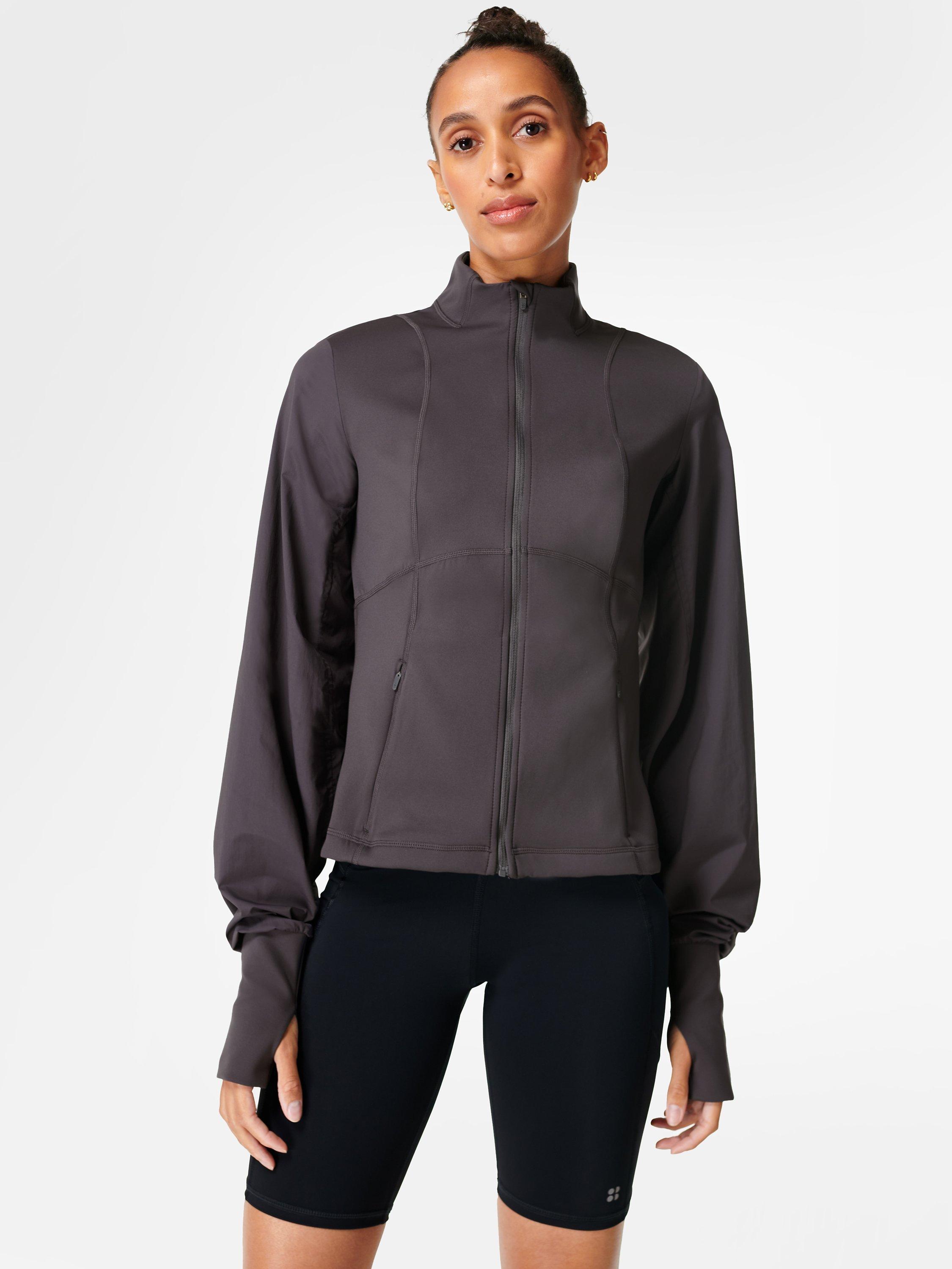 Sweaty Betty Power Hybrid Jacket, Urban Grey
