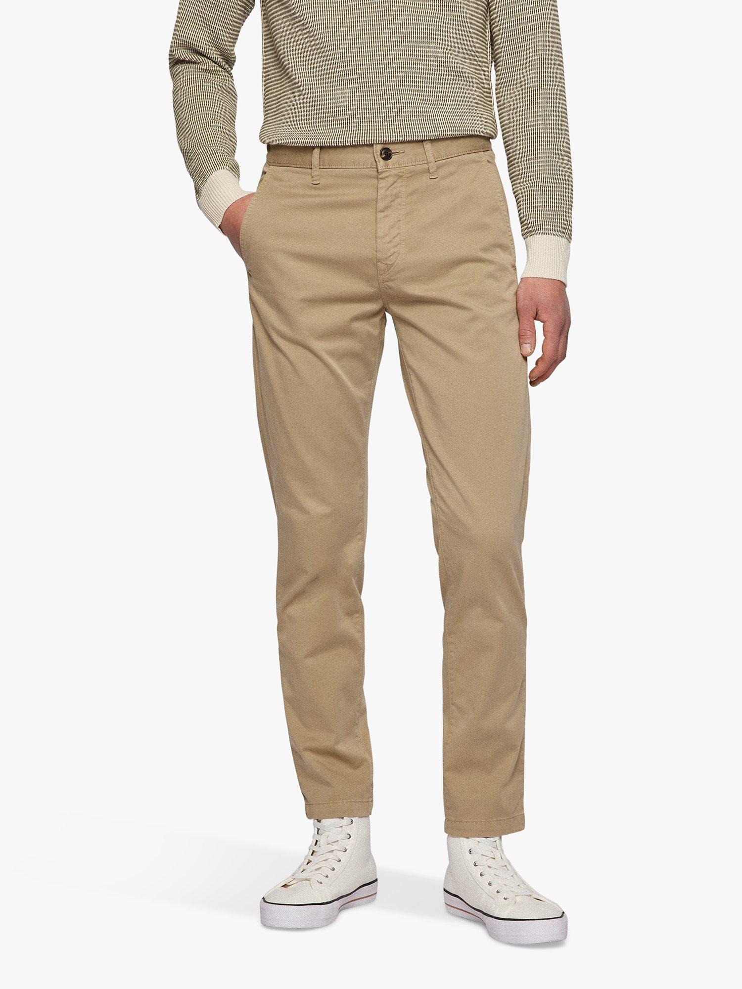 Product image 1 of 5, which shows BOSS Schino Slim Chinos, Light/Pastel Brown, 33L