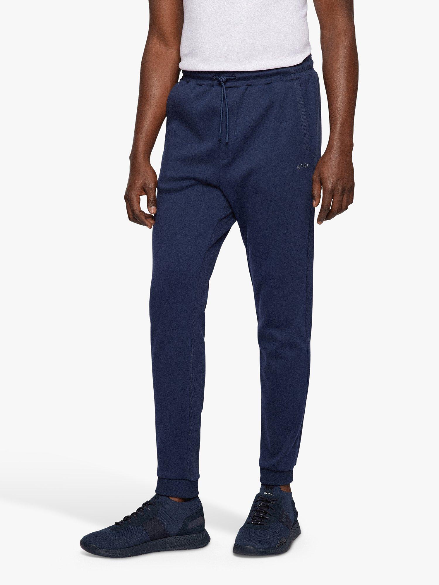 BOSS Hadiko Cuff Joggers, Navy, M