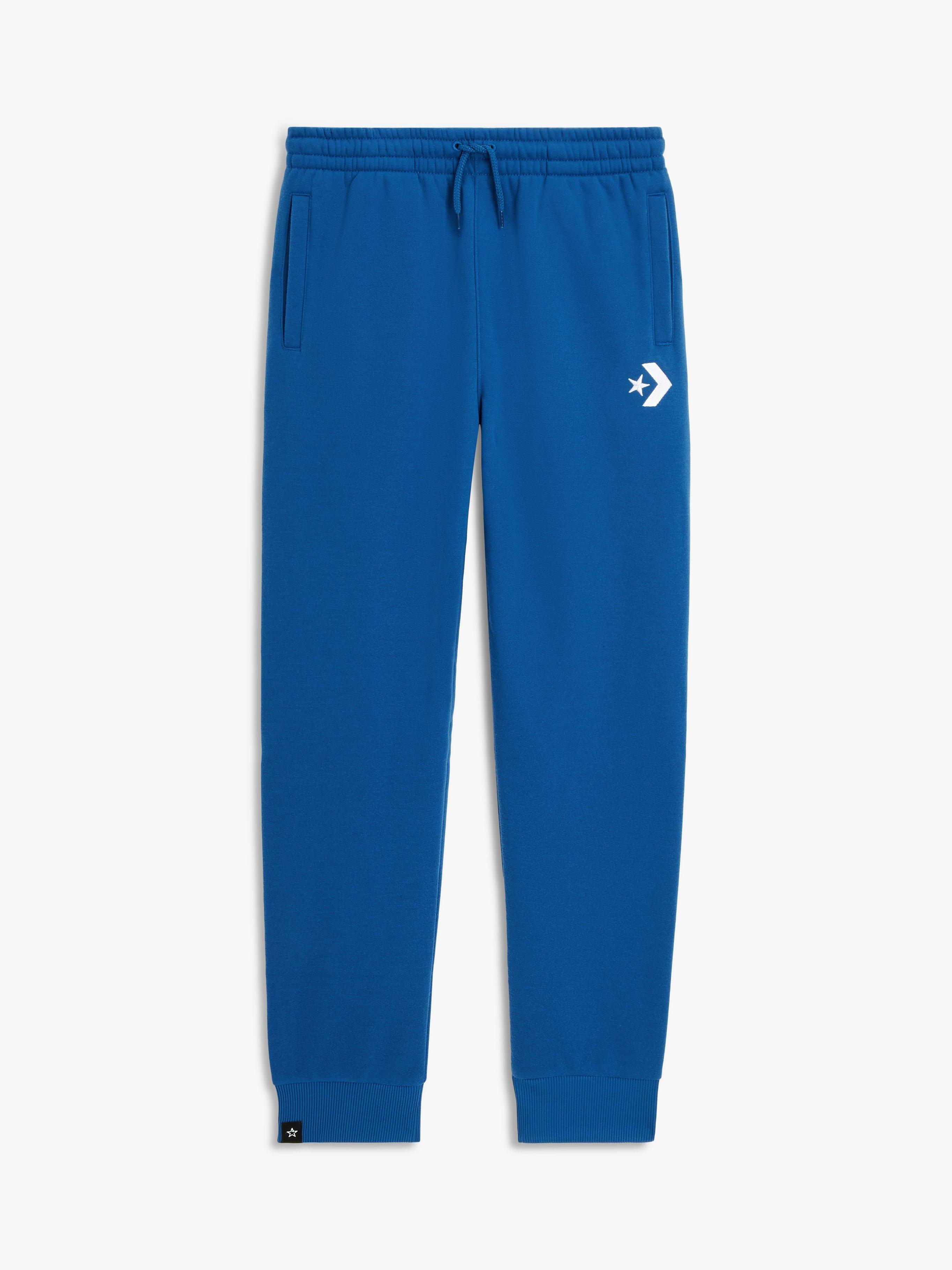 Converse Kids' Chevron Recycled Polyester Joggers, Blue