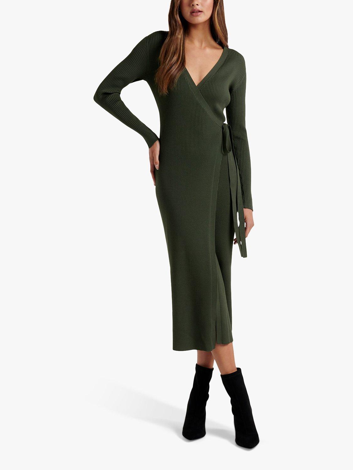 Forever New Prima Wrap Knit Dress