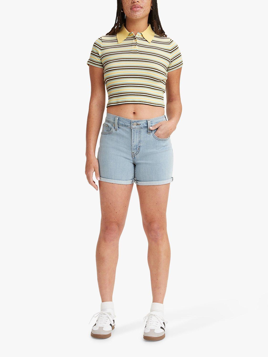 Levi's Mid Length Denim Shorts, Lapis Outsider