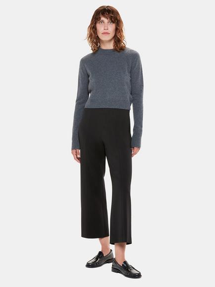 Whistles Camilla Wide Leg Trousers, Black